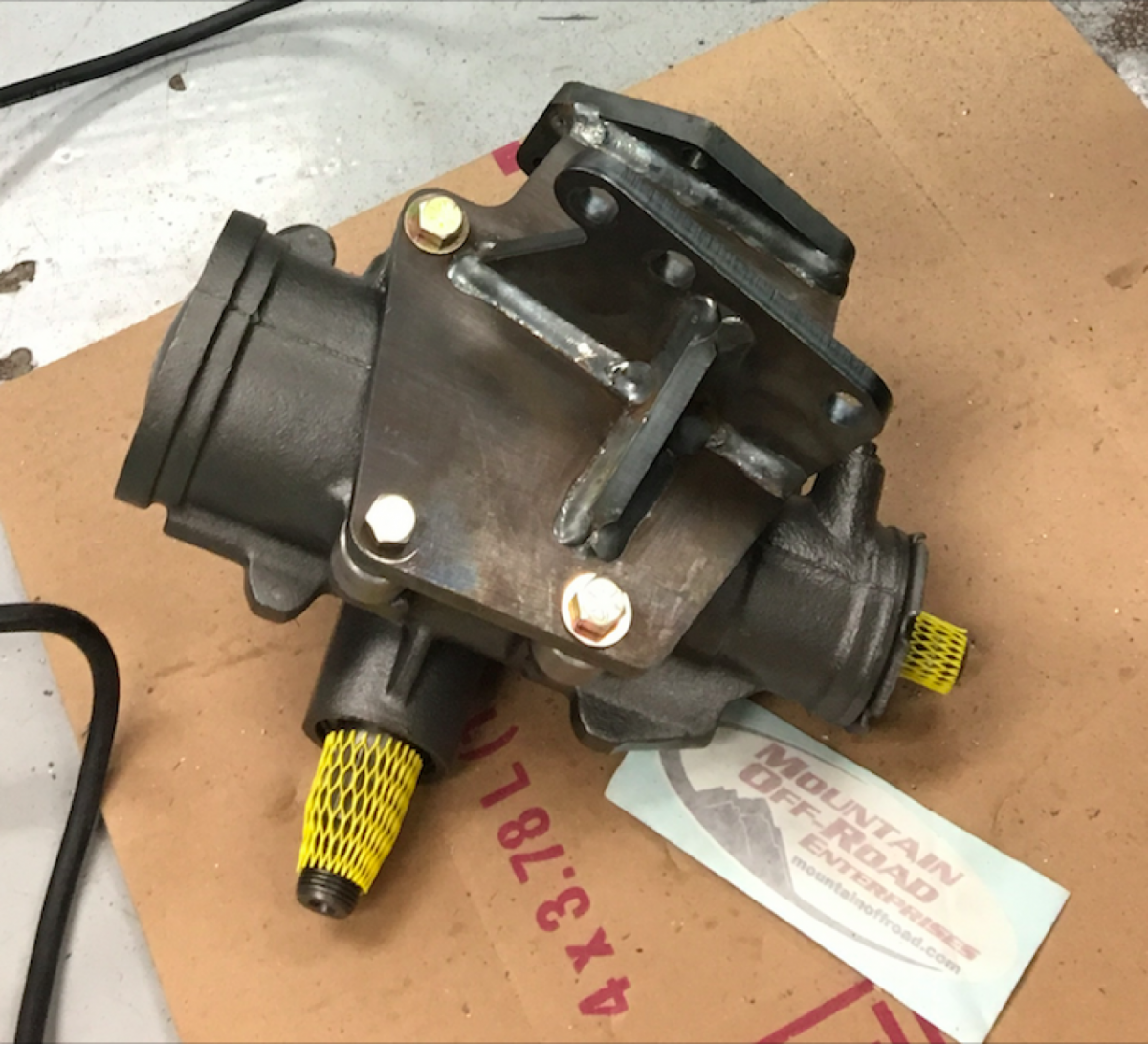 Installing the Steering Box Mount » POR15 Builds
