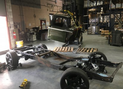 Truck Cab Removal and Test Fitting QA1 Suspension Kit